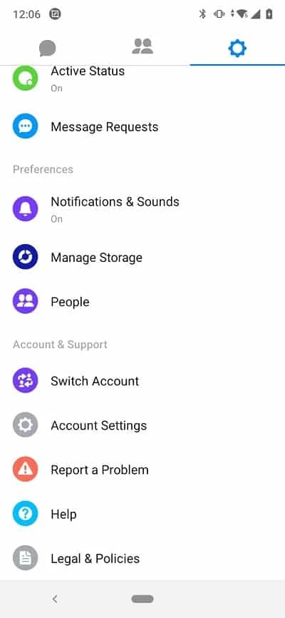 Messenger Lite — στιγμιότυπο οθόνης 1